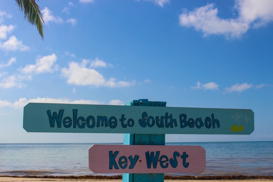 Sign at Key West Florida